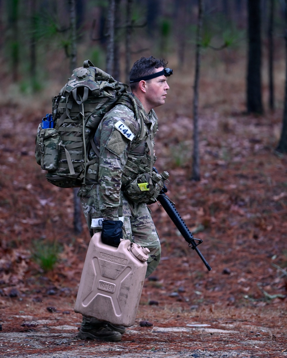 Civil Affairs Candidates Ruck March Event