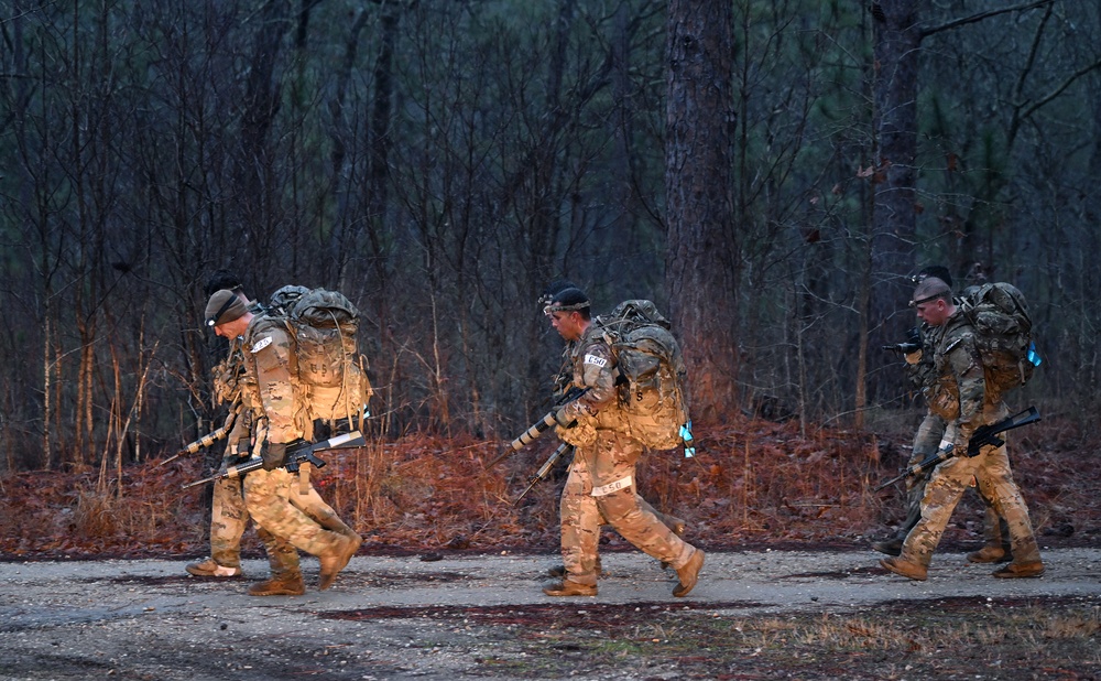 Civil Affairs Candidates Ruck March Event