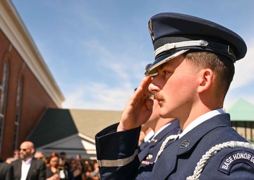 Blue Knights Honor Guard serves at astronauts funeral