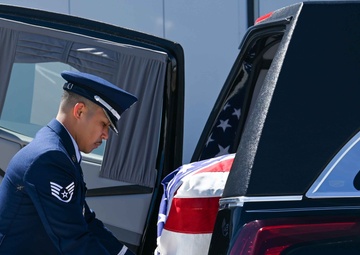 Blue Knights Honor Guard serves at astronauts funeral