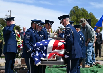 Blue Knights Honor Guard serves at astronauts funeral