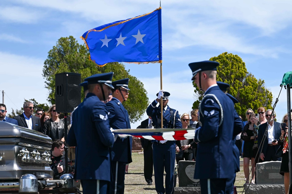 Blue Knights Honor Guard serves at astronauts funeral