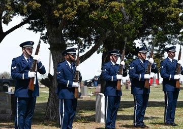 Blue Knights Honor Guard serves at astronauts funeral