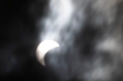 Solar Eclipse Passes Over Bardwell Lake [Image 1 of 10]