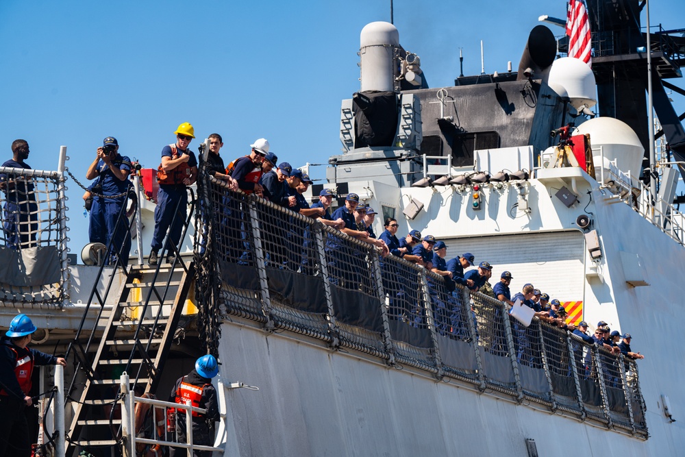 USCGC Bertholf returns home following 98-day Indo-Pacific patrol