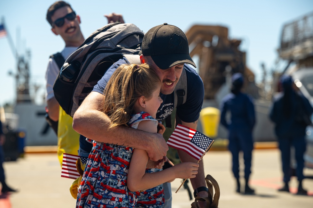 USCGC Bertholf returns home following 98-day Indo-Pacific patrol