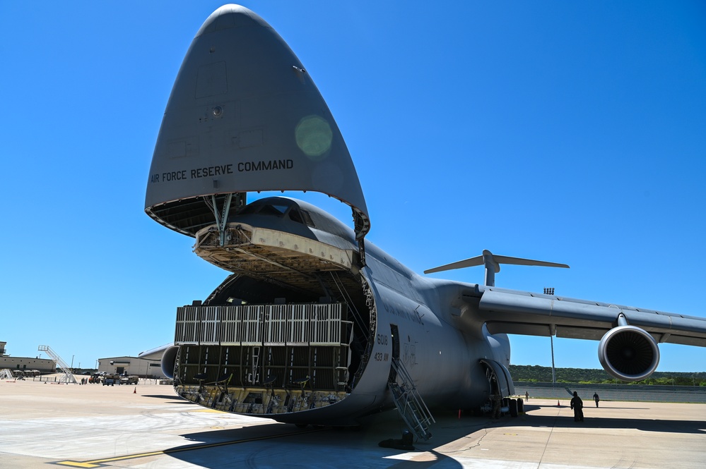 Army Vehicles Go Airborne As C-5 Shows Off Airlift Muscle Before Airshow