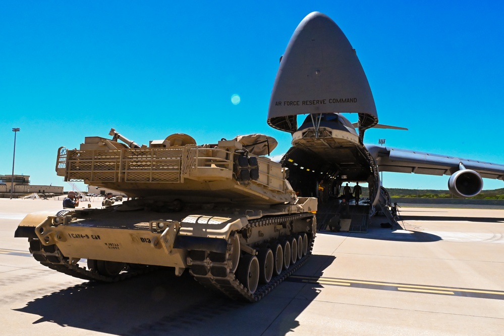 Army Vehicles Go Airborne As C-5 Shows Off Airlift Muscle Before Airshow