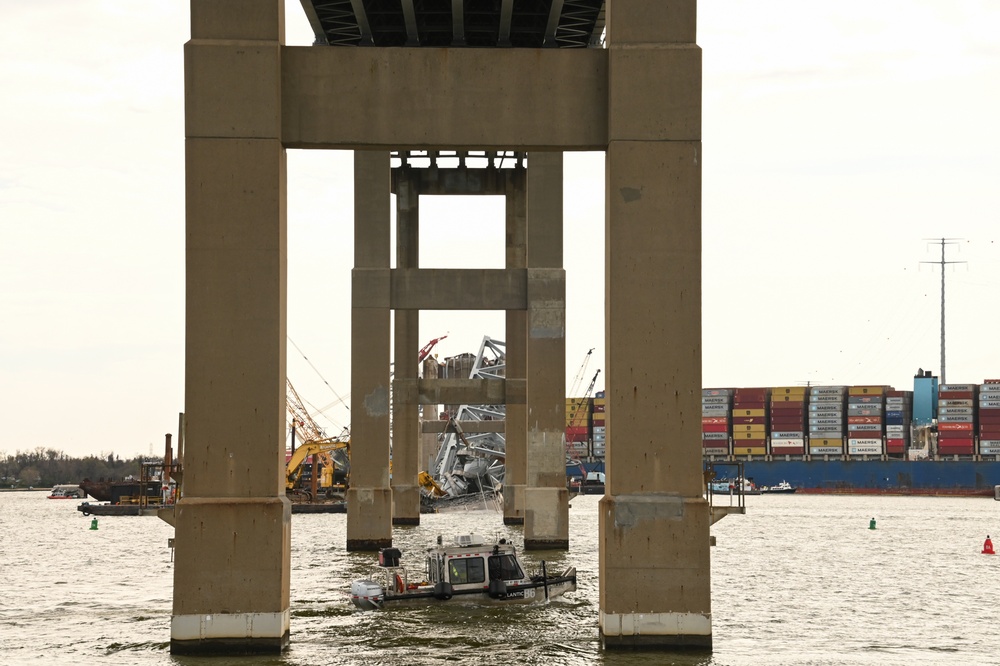 Key Bridge Response 2024 Operations Continue in Baltimore, Maryland