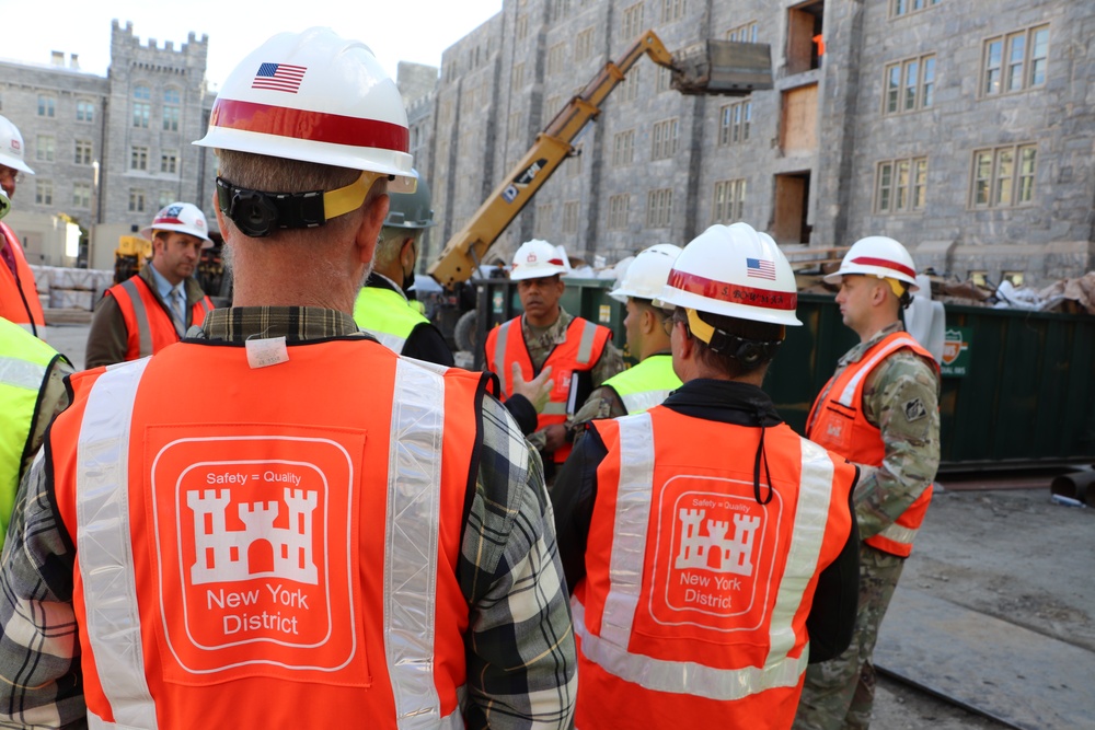 West Point Construction Tour with USACE New York District, Building Strong