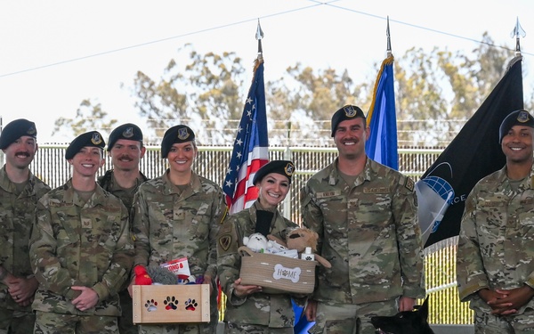 30 SFS unveils new K-9 facility; celebrates service of K-9 defender