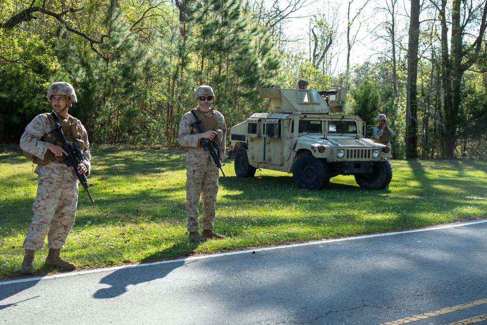 Camp Johnson participates in Exercise Montford Shield