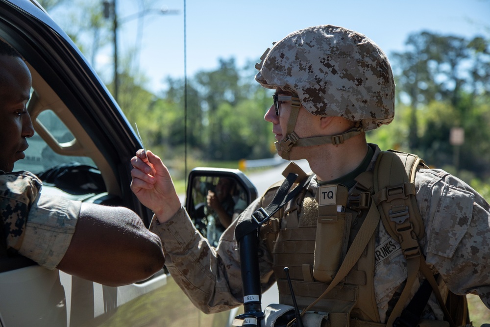 Camp Johnson participates in Exercise Montford Shield