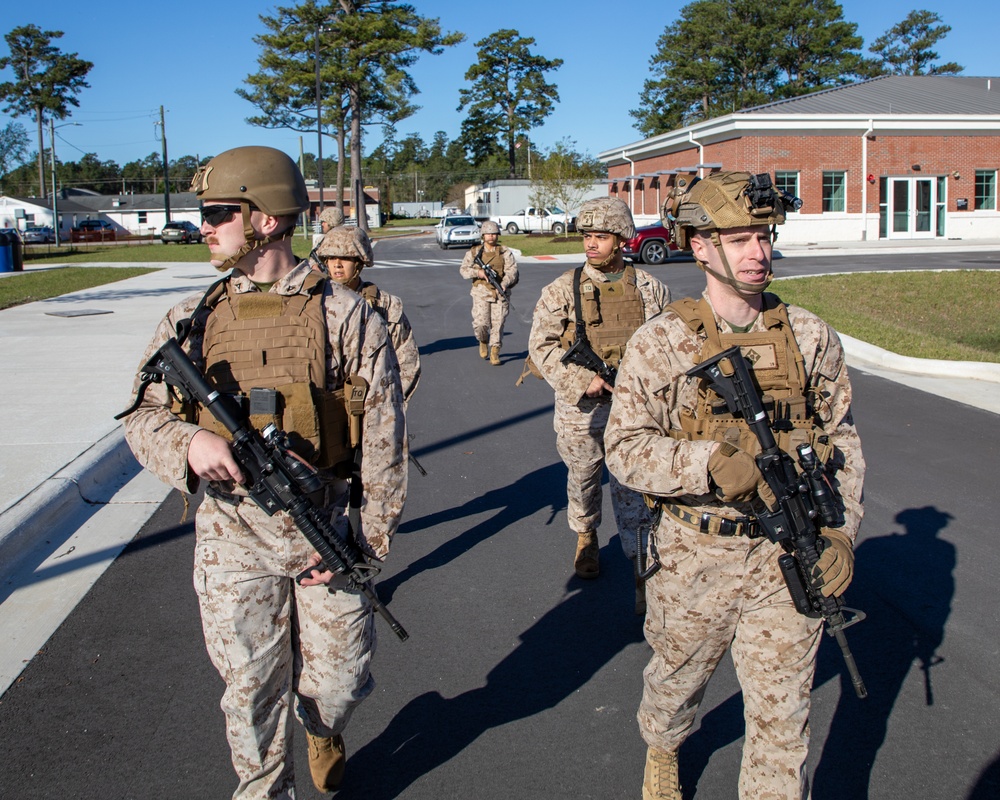 Camp Johnson participates in Exercise Montford Shield