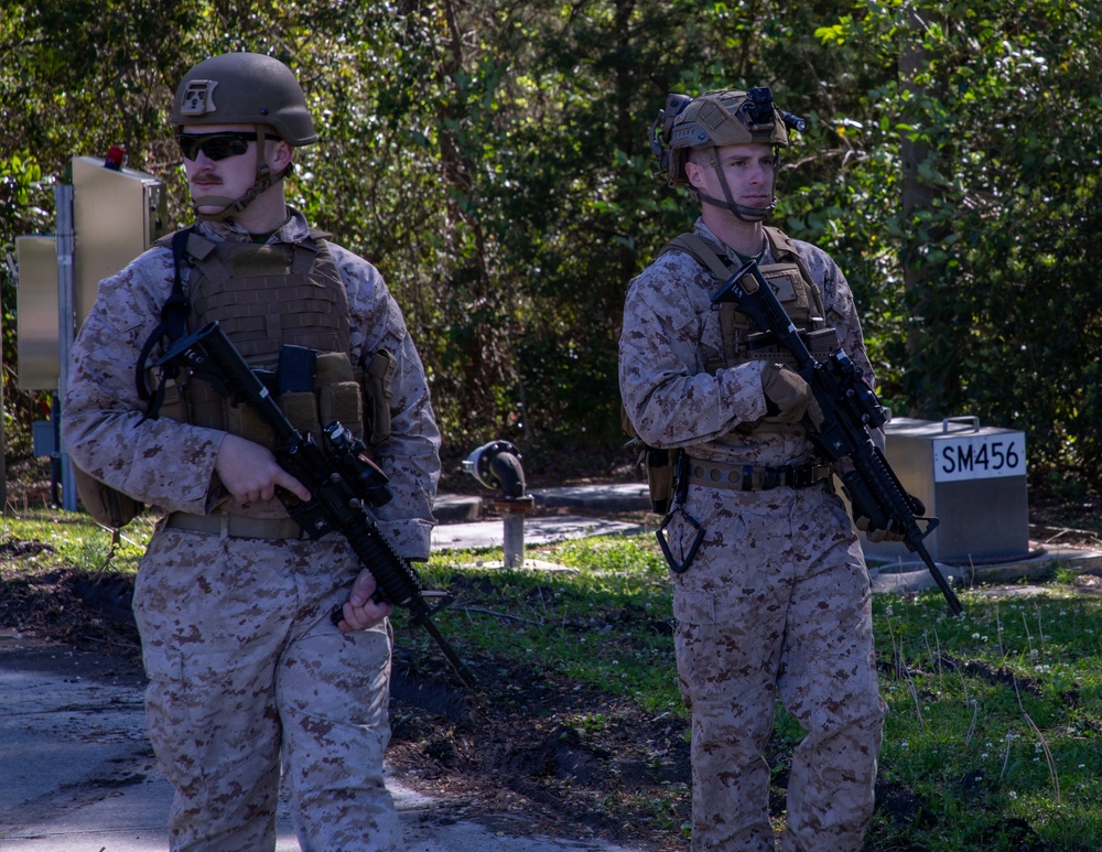 Camp Johnson participates in Exercise Montford Shield