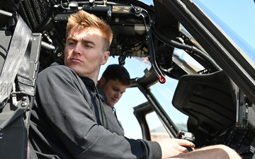 NFL Prospects Visit Service Members At Selfridge Air National Guard Base