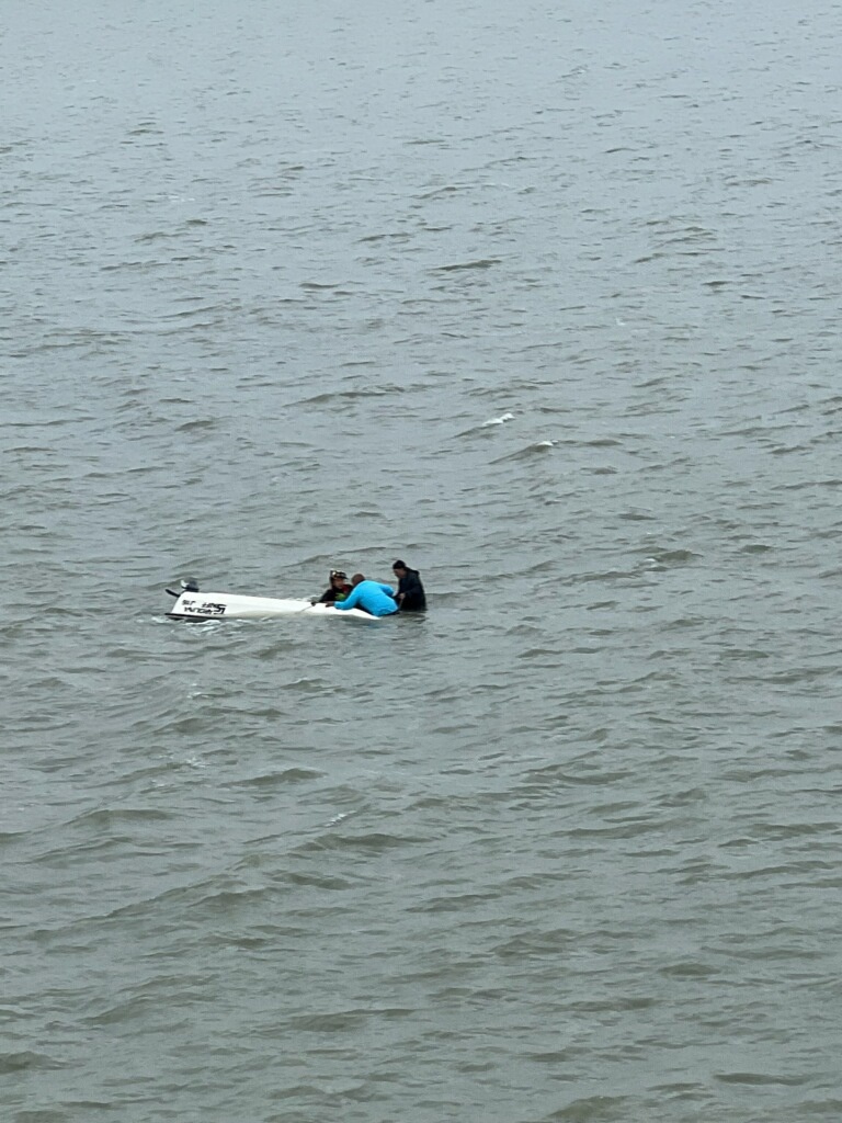 Coast Guard, Corpus Christi Fire Department rescue 3 from water in Nueces Bay, Texas