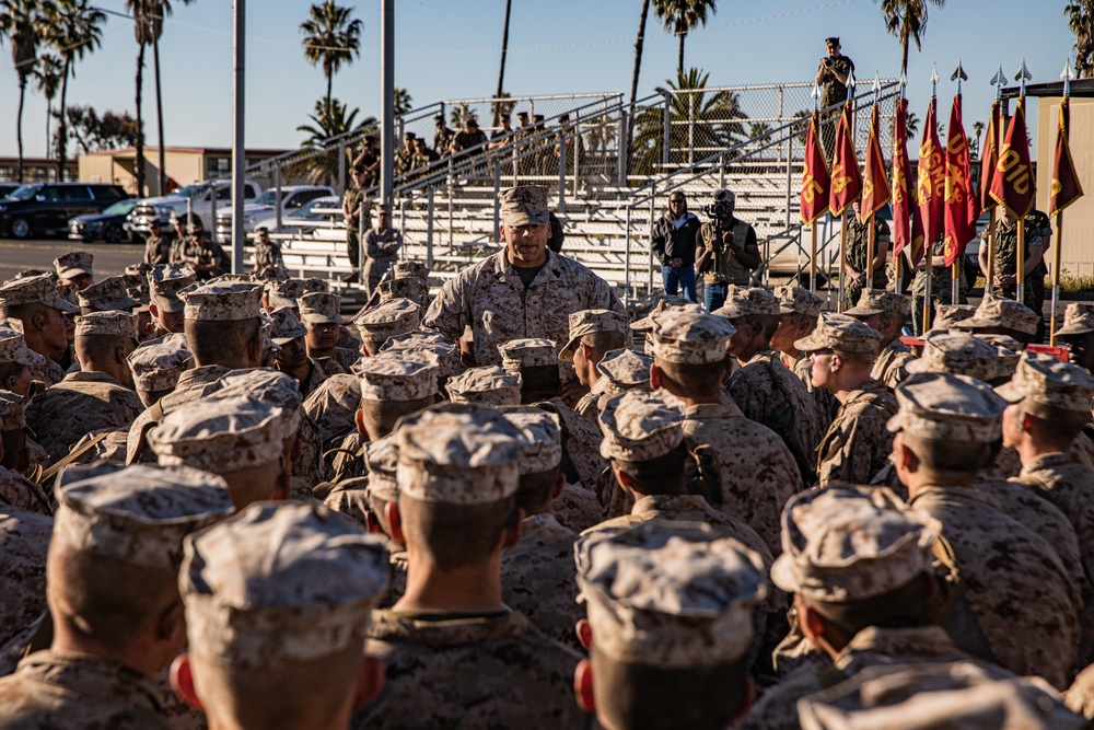 Alpha Company EGA Ceremony