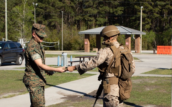 Camp Johnson participates in Exercise Montford Shield