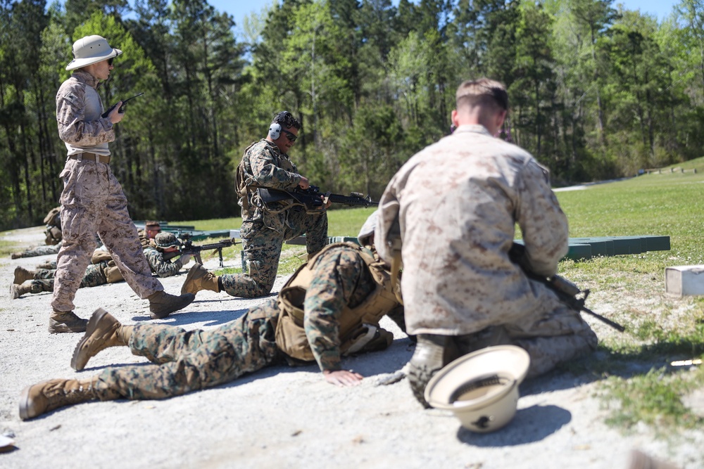 Distribution Support Battalion Conducts Combat Marksmanship Program Range