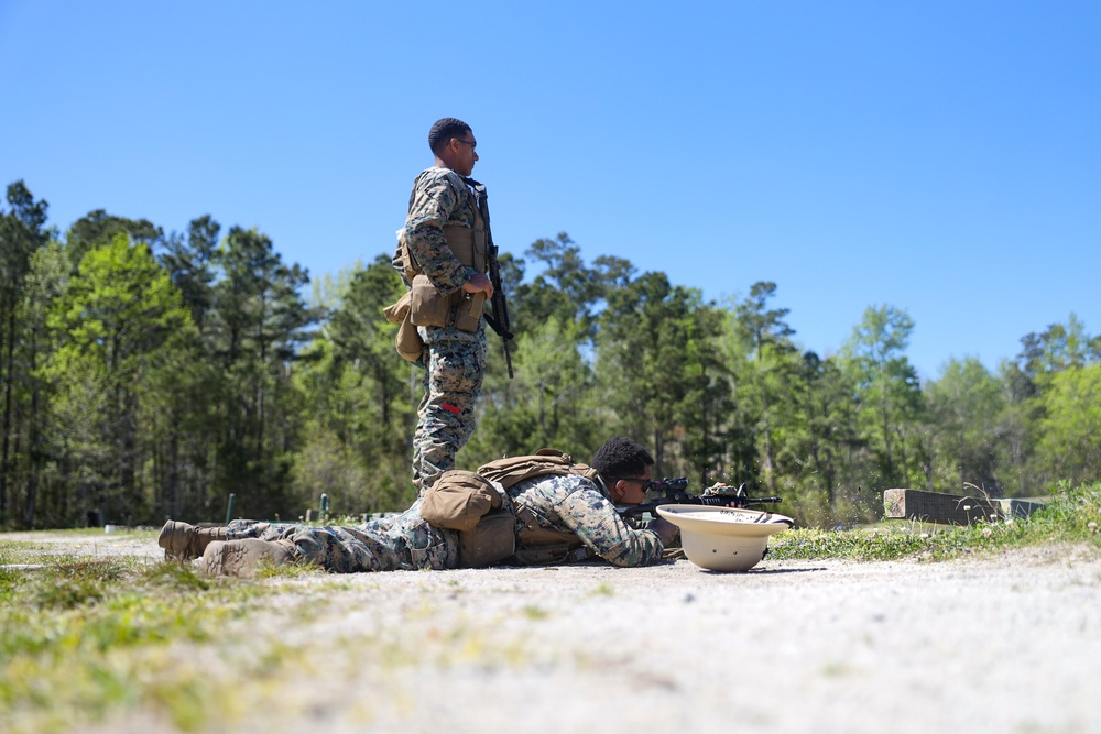 Distribution Support Battalion Conducts Combat Marksmanship Program Range