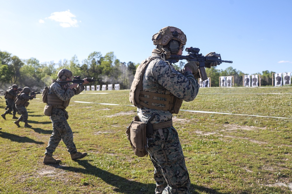 Distribution Support Battalion Conducts Combat Marksmanship Program Range