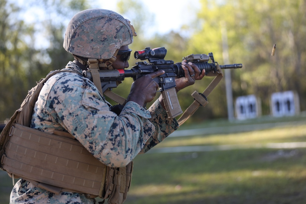 Distribution Support Battalion Conducts Combat Marksmanship Program Range