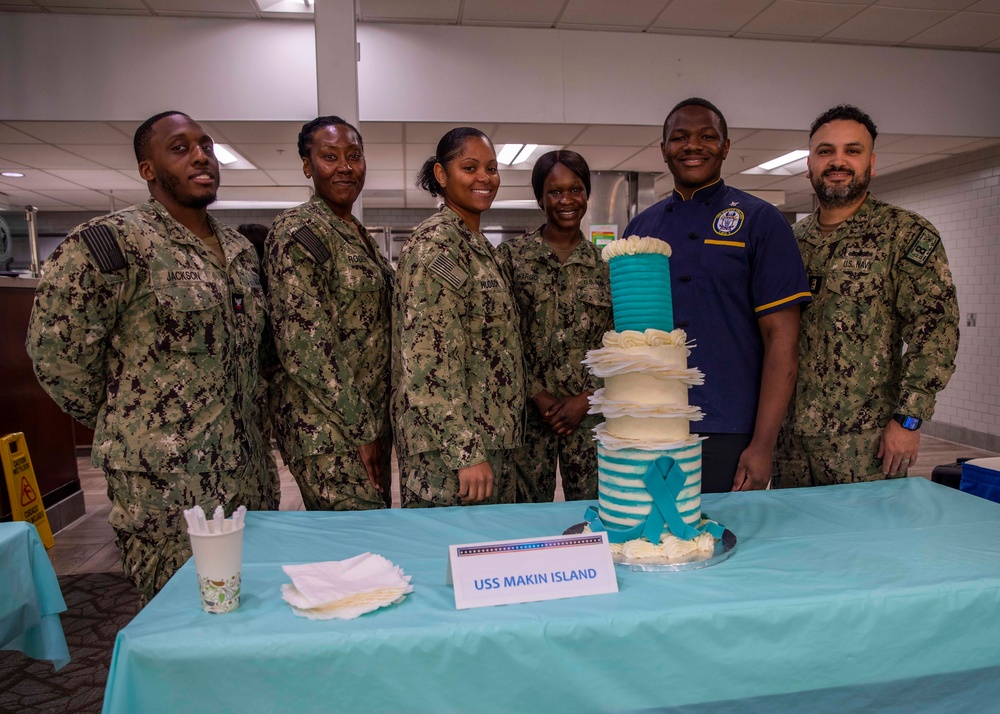Makin Island Participates in SAPR Cake Bakeoff