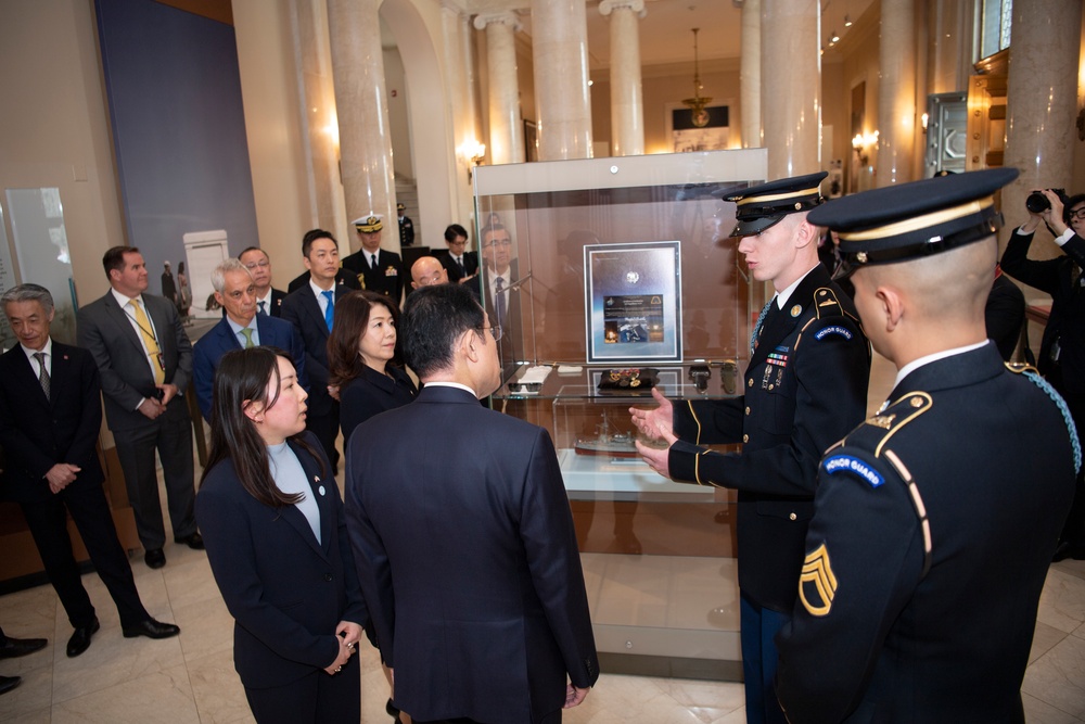 Japanese Prime Minister Fumio Kishida Visits Arlington National Cemetery