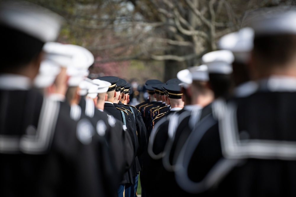 Japanese Prime Minister Fumio Kishida Visits Arlington National Cemetery