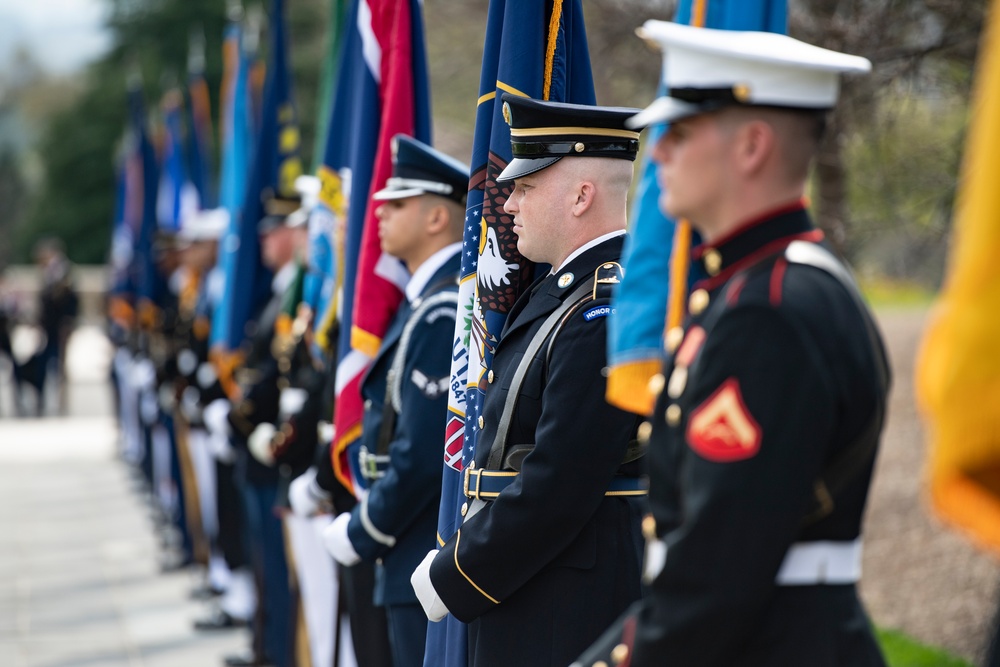 Japanese Prime Minister Fumio Kishida Visits Arlington National Cemetery