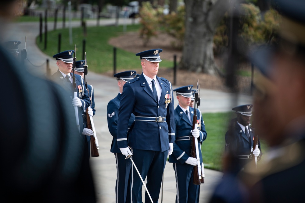 Japanese Prime Minister Fumio Kishida Visits Arlington National Cemetery