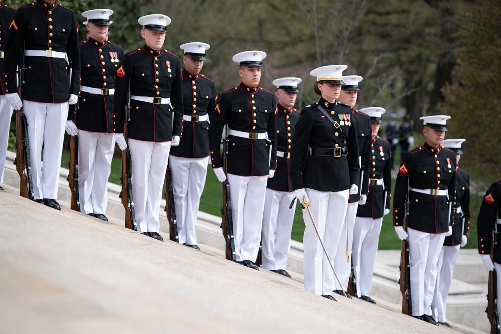 Japanese Prime Minister Fumio Kishida Visits Arlington National Cemetery