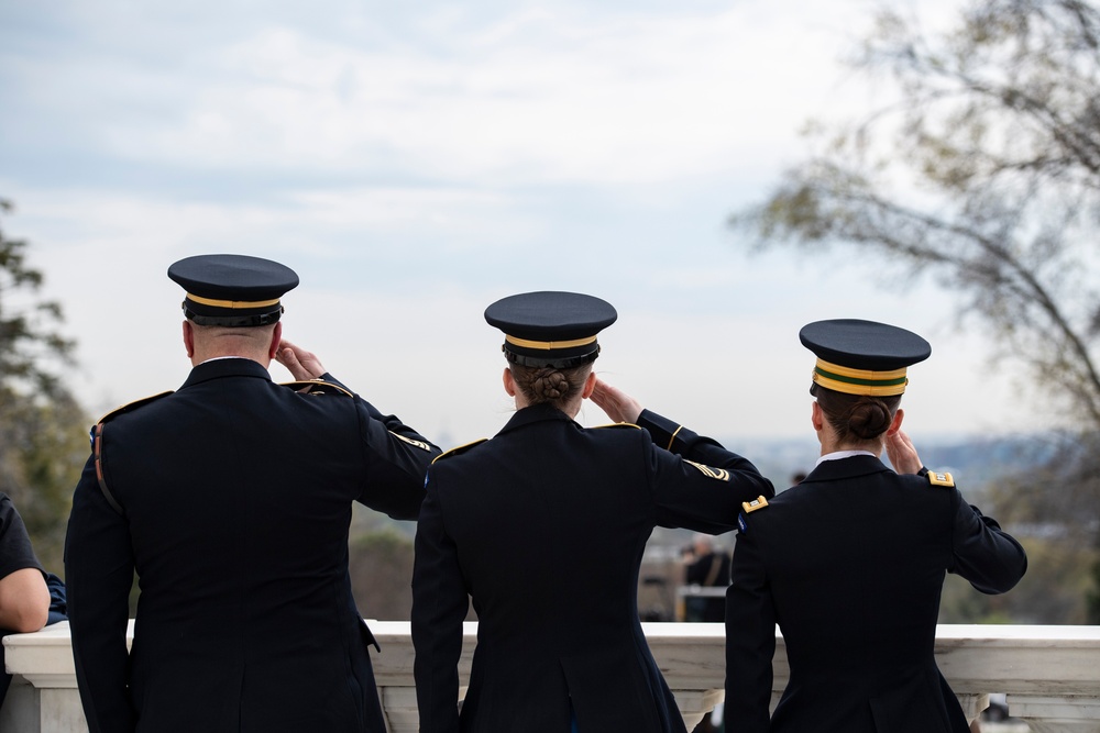 Japanese Prime Minister Fumio Kishida Visits Arlington National Cemetery