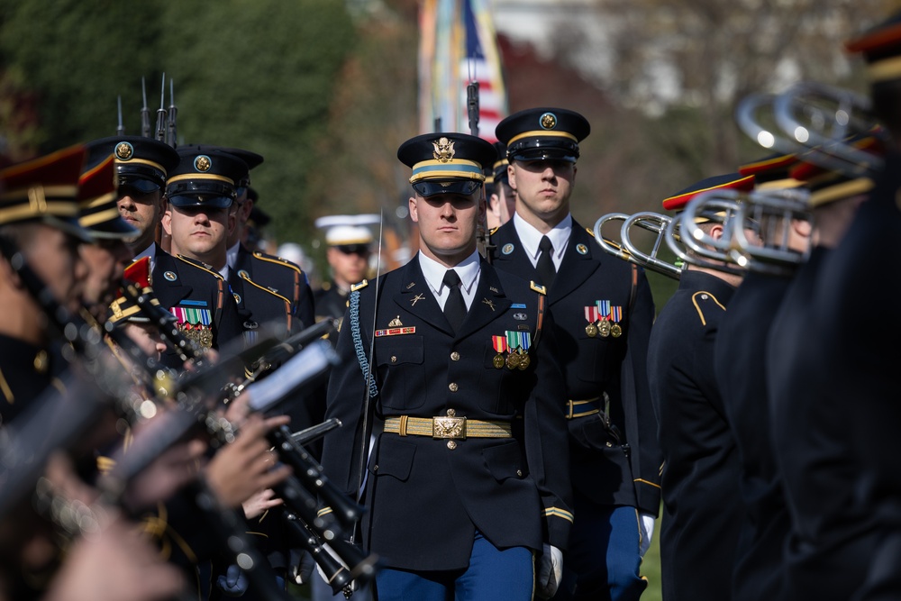 U.S. Soldiers rehearse an Armed Forces Full Honor Arrival Ceremony at The White HouseU.S. Soldiers rehearse an Armed Forces Full Honor Arrival Ceremony at The White House