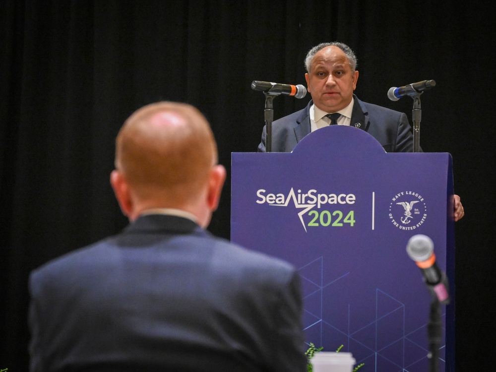 SECNAV Del Toro Attended Navy League Sea-Air &amp; Space 2024