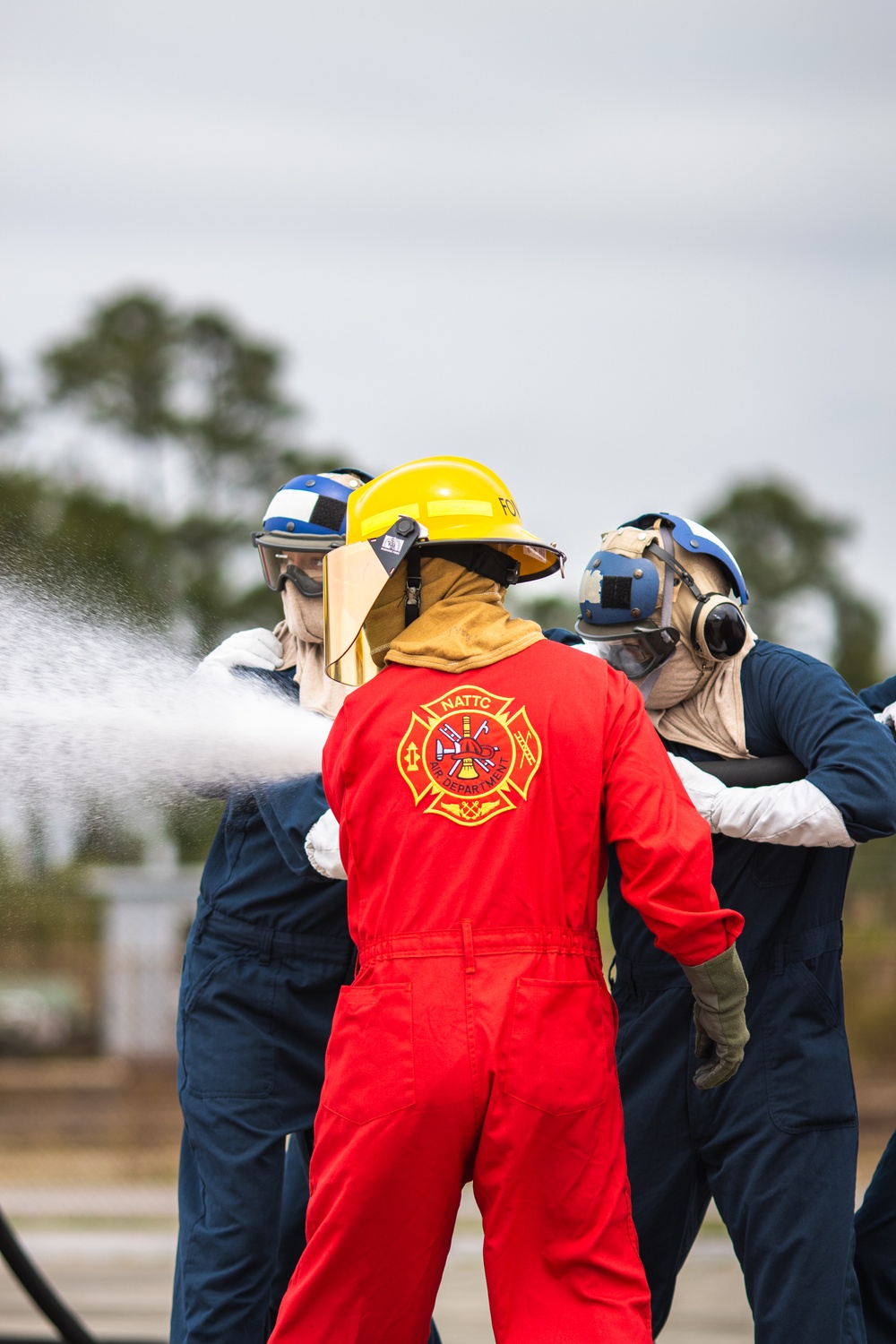 Aviation Boatswain's Mates (Handling) Practice Firefighting