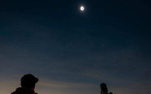 Total solar eclipse draws visitors to multiple reservoirs across Pittsburgh District for historic sighting