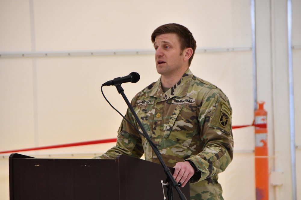 Dedication ceremony for new hangar at Yuma Proving Ground