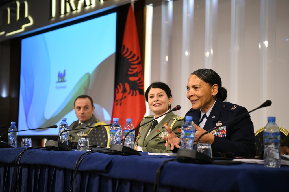 Albanian Armed Forces and New Jersey Guard SPP International Women’s Day Event