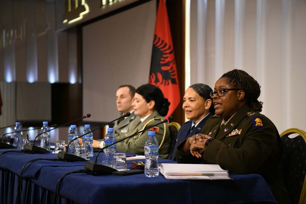 Albanian Armed Forces and New Jersey Guard SPP International Women’s Day Event