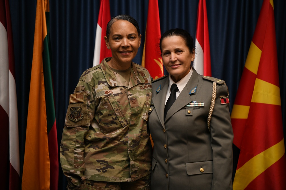 Albanian Armed Forces and New Jersey Guard SPP International Women’s Day Event