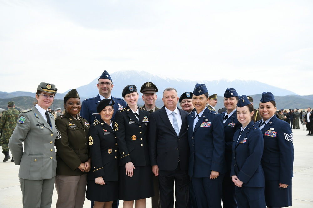 Albanian Armed Forces and New Jersey Guard SPP International Women’s Day Event