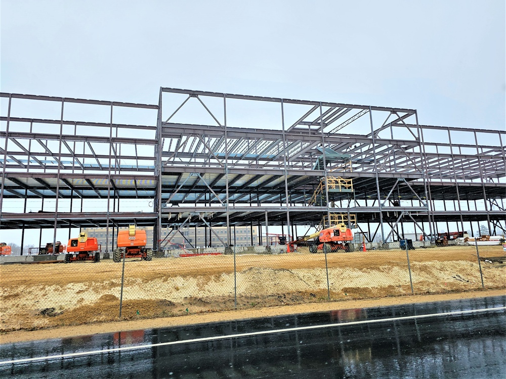 April 2024 barracks construction operations at Fort McCoy