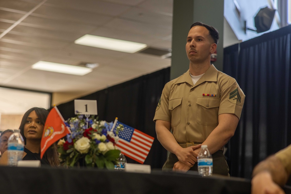 ASYMCA hosts luncheon for Service Members of the Quarter