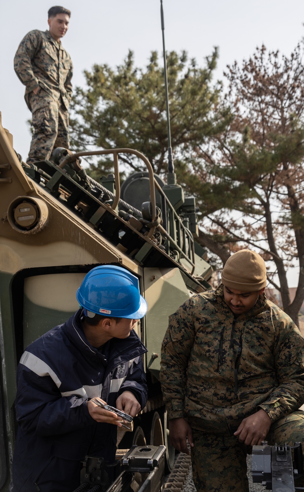 U.S. Marines tour South Korean AAVs during Freedom Shield 24