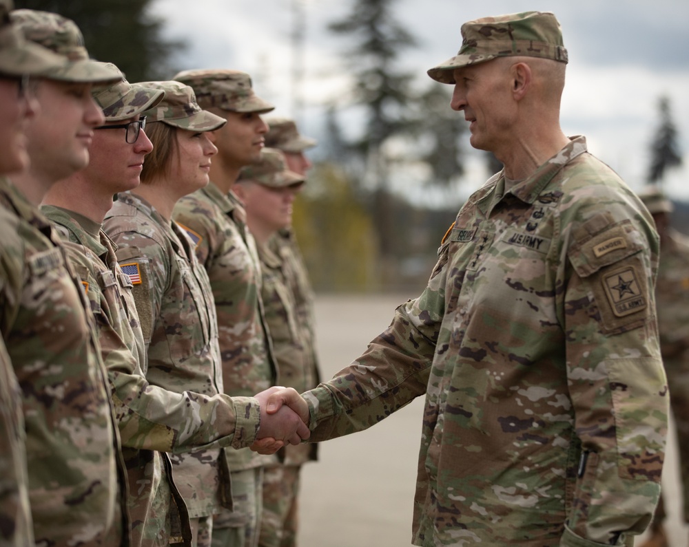 CSA and SMA visit JBLM