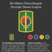 8th Military Police Brigade Shoulder Sleeve Insignia