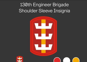 130th Engineer Brigade Shoulder Sleeve Insignia