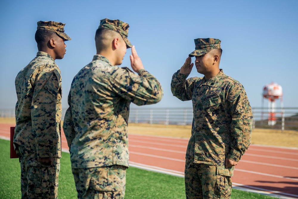 Cpl. Zen Tuang Reenlistment Ceremony